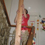 Bau der Dachterrasse